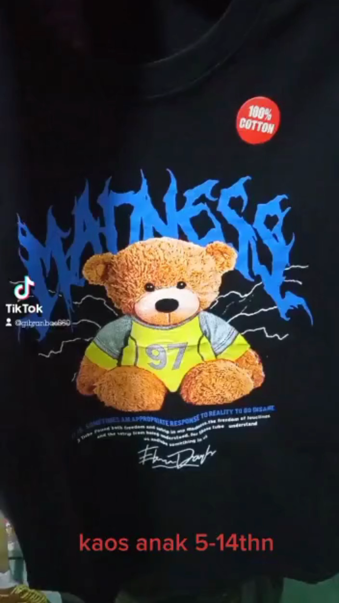 KAOS T-SHIRT TEDDY BEAR / KAOS BERUANG / KAOS BEAR BERUANG / KAOS MOTIF PANDA / KAOS DISTRO PRIA / KAOS AESTHETIC / KAOS KEREN / KAOS KEKINIAN / KAOS ANAK MUDA / KAOS DISTRO BANDUNG / KAOS KATA KATA / KAOS POLOS / KAOS BERGAMBAR / KAOS TERBARU