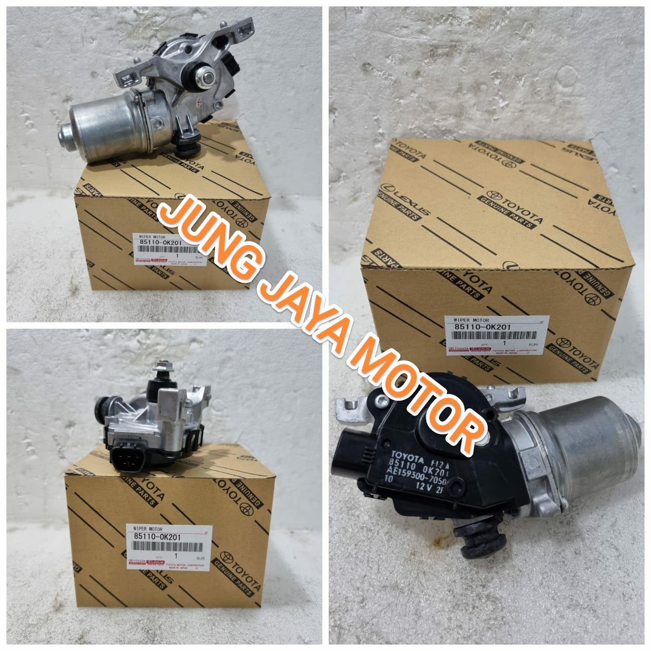 wiper motor fortuner vrz/hilux revo Harga 600,000 rupiah*Gratis Ongkir