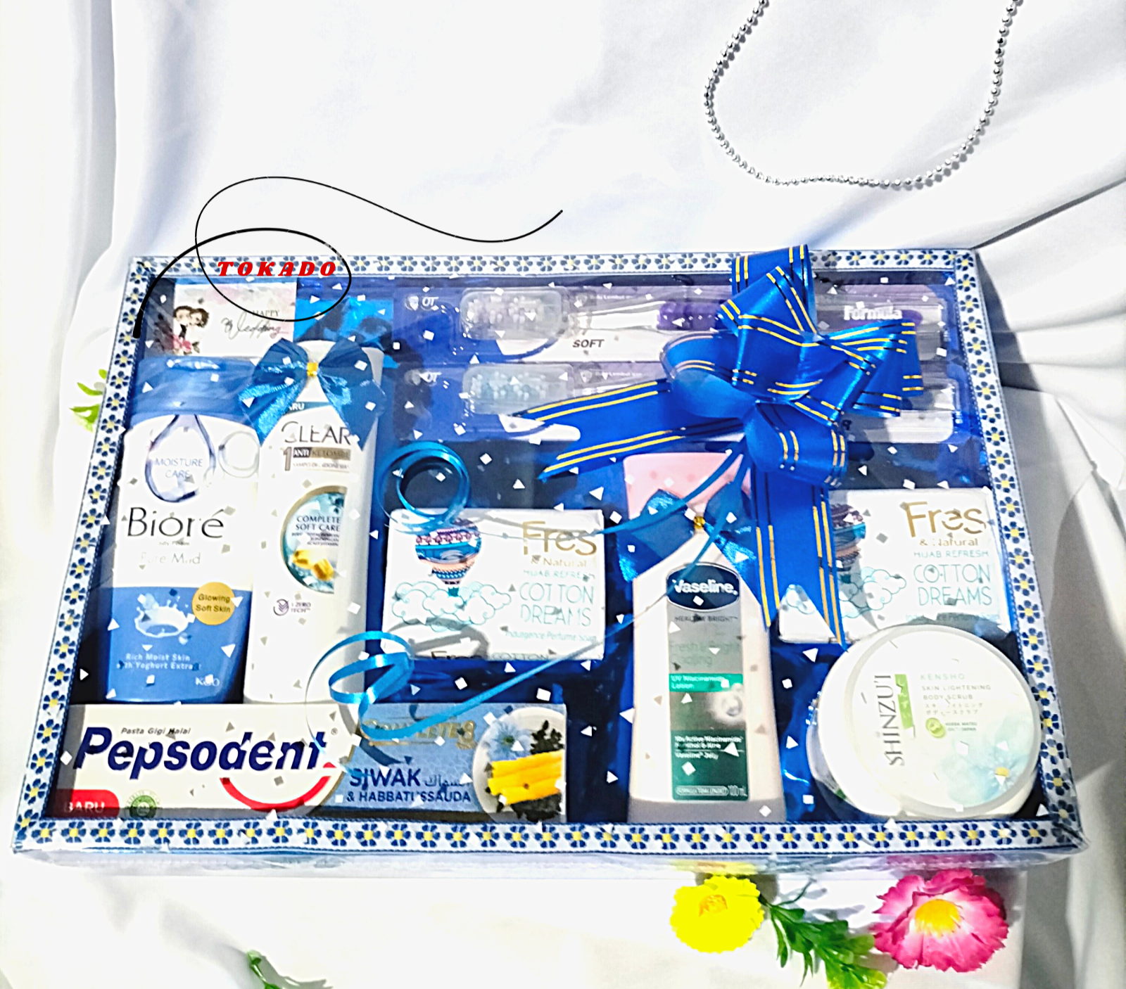 paket seserahan / hantaran / perlengkapan mandi free box
