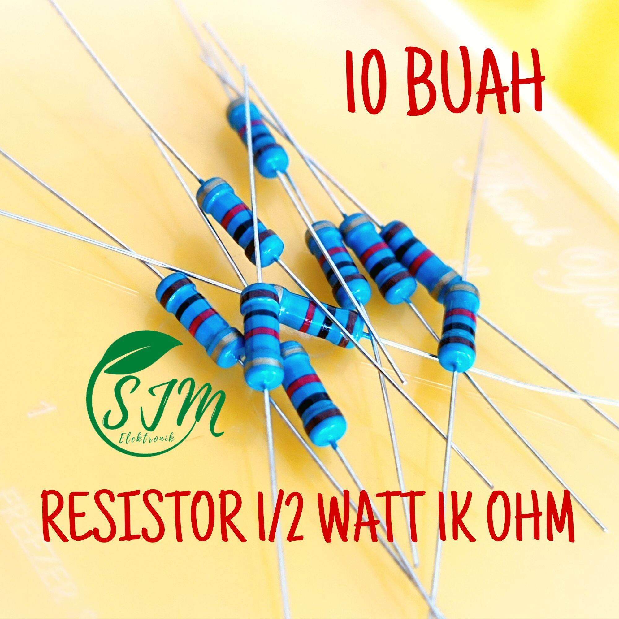 (10 Buah) RESISTOR 1/2 WATT 1K OHM 1/2W Lazada Indonesia (10 Buah) RESISTOR 1/2 WATT 1K OHM 1/2W Lazada Indonesia