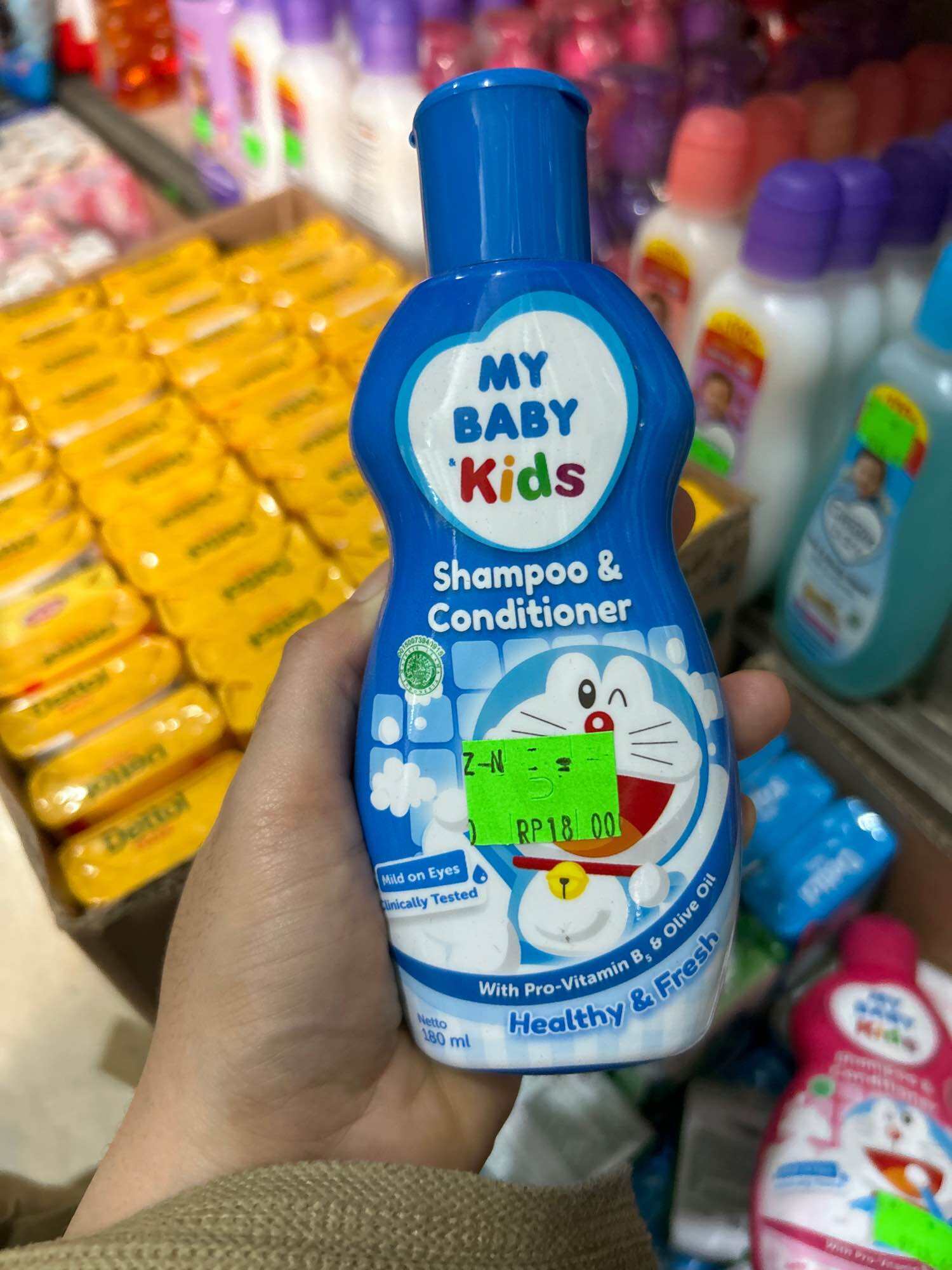 My Baby Kids Shampoo & Conditioner 100 ml 180 ml Ukuran Besar dan Kecil