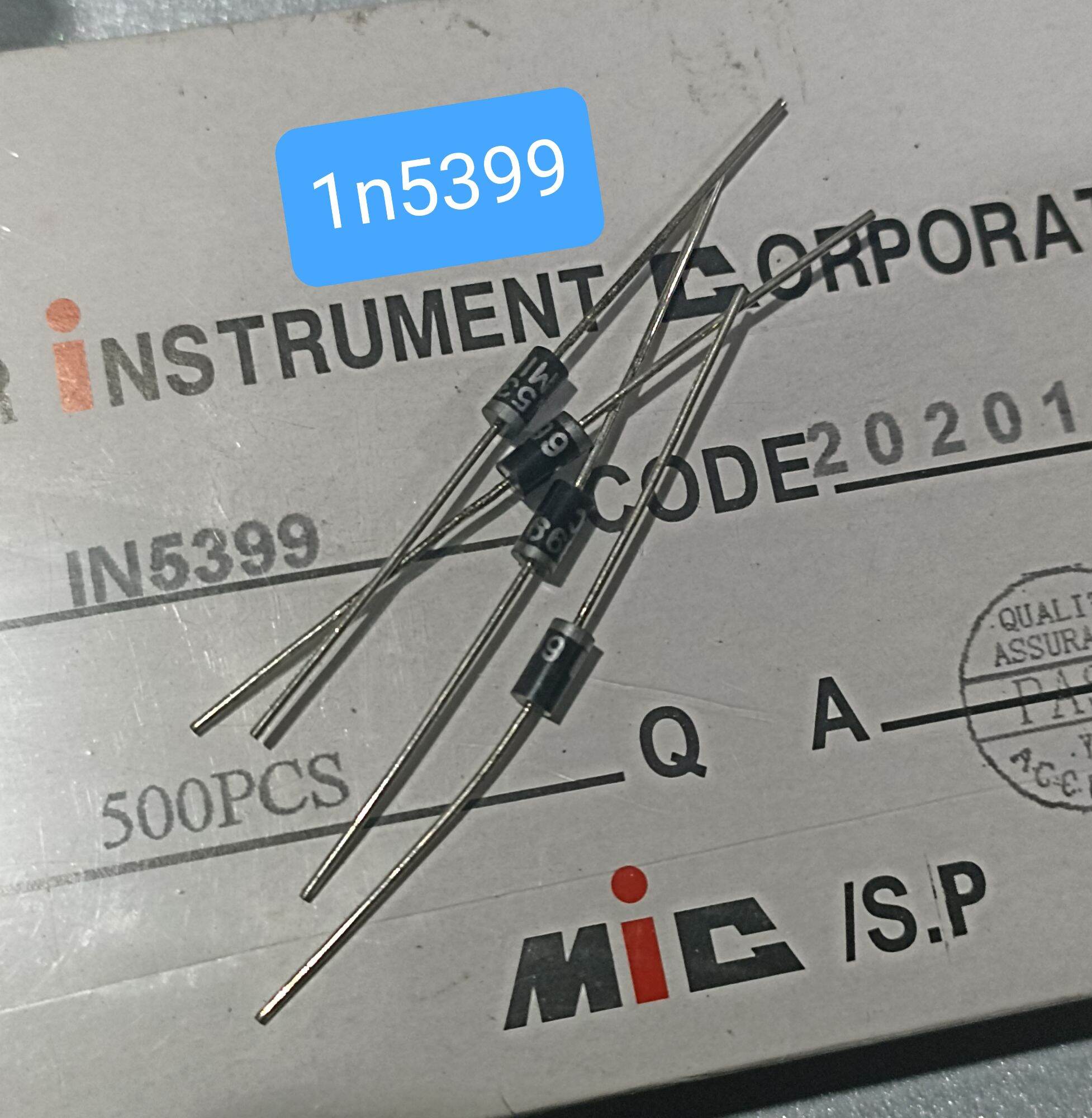 10BUAH DIODA 1N5399 1N 5399 2A 1000V ORIGINAL MIC | Lazada Indonesia