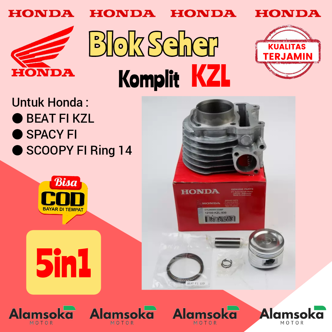 Blok Seher Beat Fi Paket Lengkap Piston Kit Beat Fi Stater Kasar