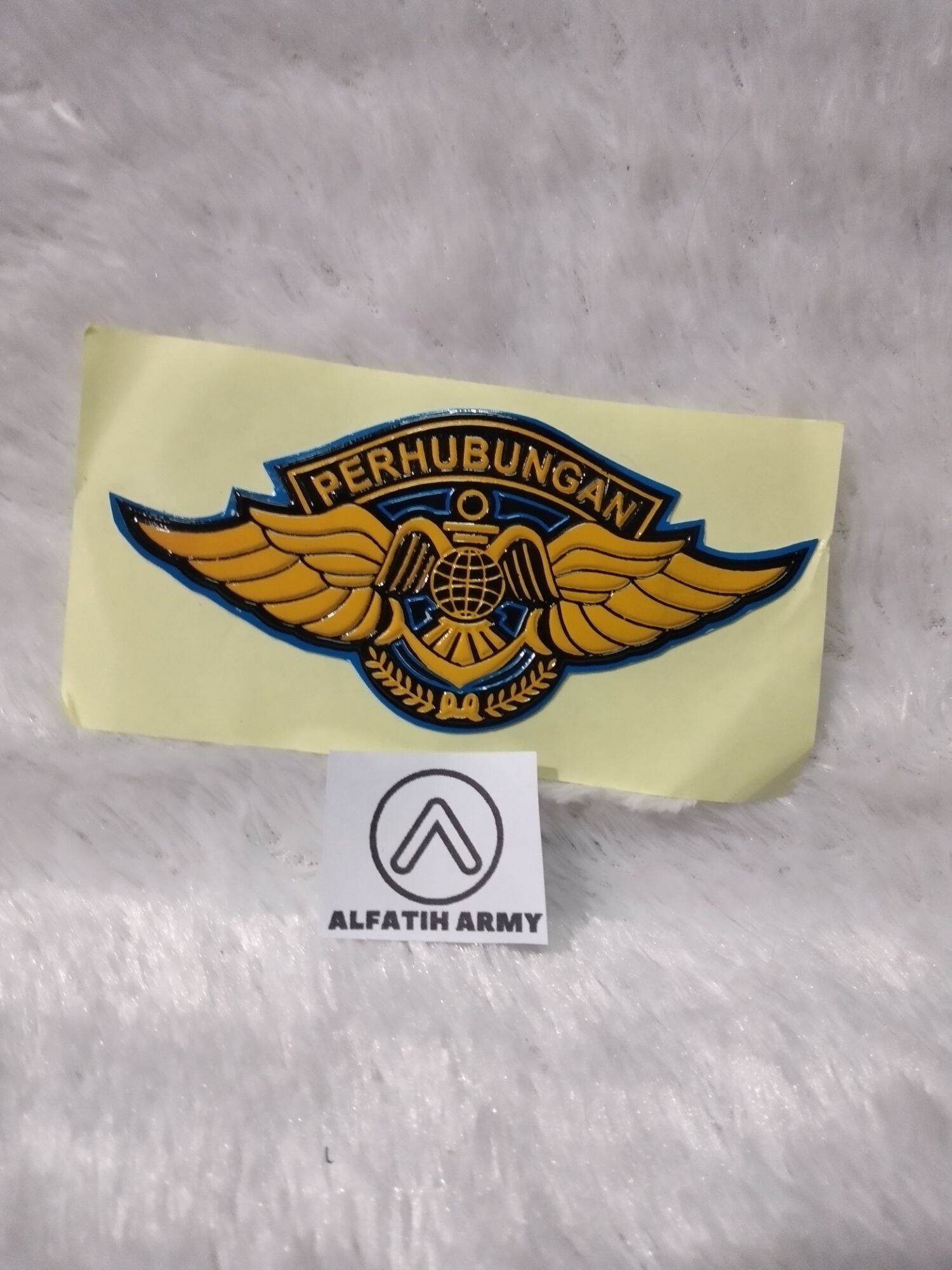 paket 2pcs alfatih army stiker sticker nopol plat nomor keluarga besar security satpam hitam