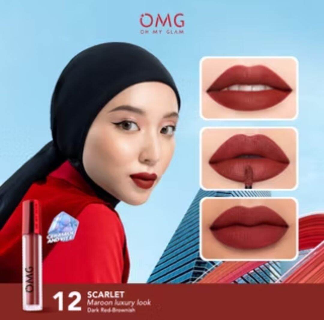 OH MY GLAM OMG Matte Kiss Lip Cream 3.5 gr / cod / bisa bayar di tempat / bpom