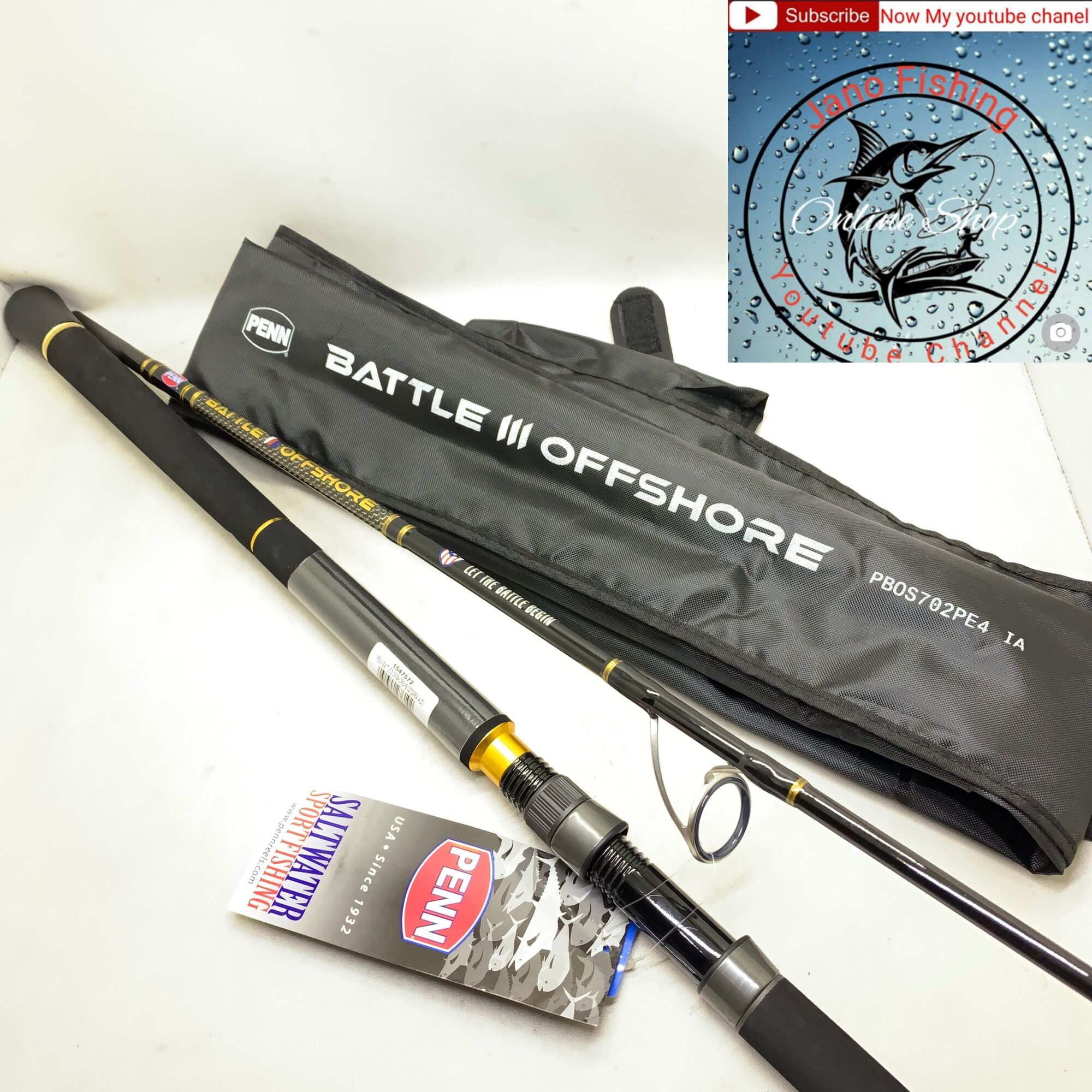 Joran PENN OFFSHORE 702/762 PE 2-4 PE 3-6 Joran Untuk Pemancing