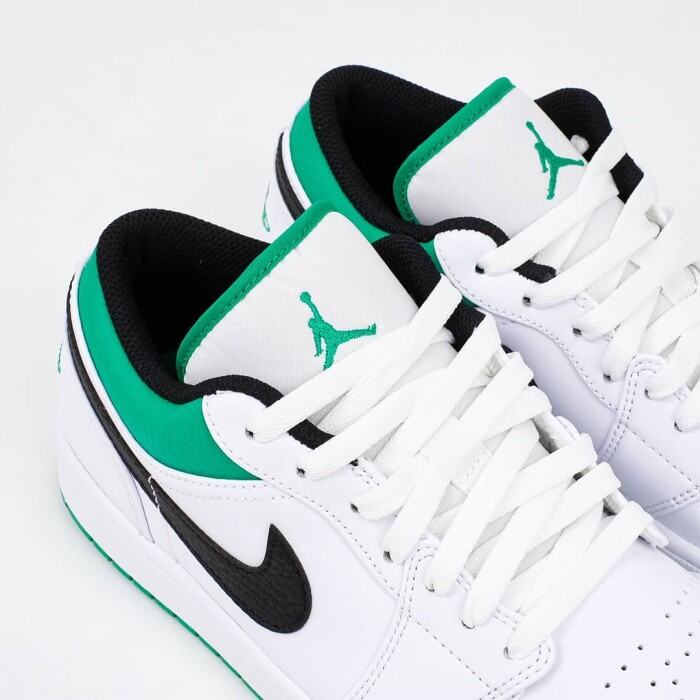 white lucky green jordan 1