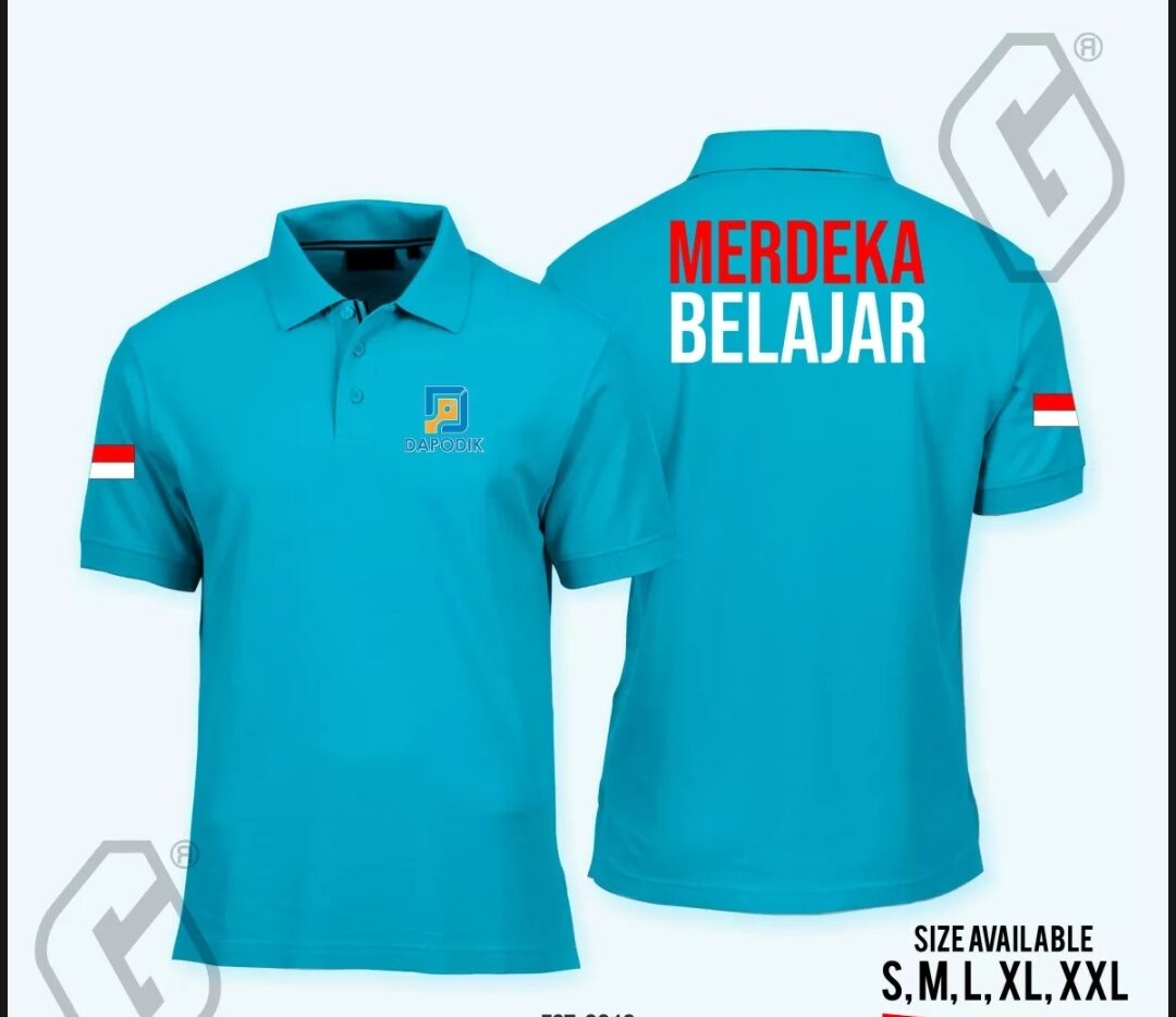 Baju Kerah Polo Merdeka Belajar Dapodik Baju Polo Dapodik Lazada