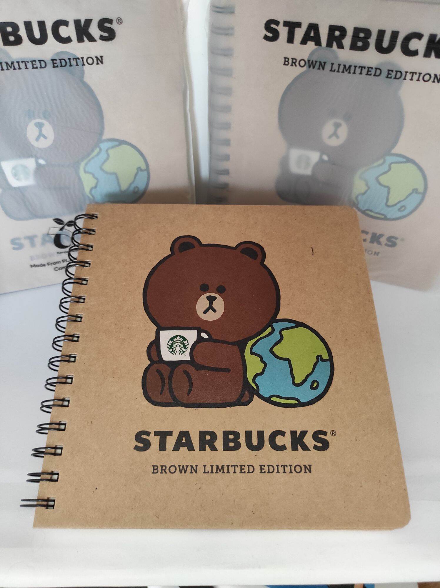 Starbucks Notebook Line Earth Month Brown Limited Edition 2022 Lazada