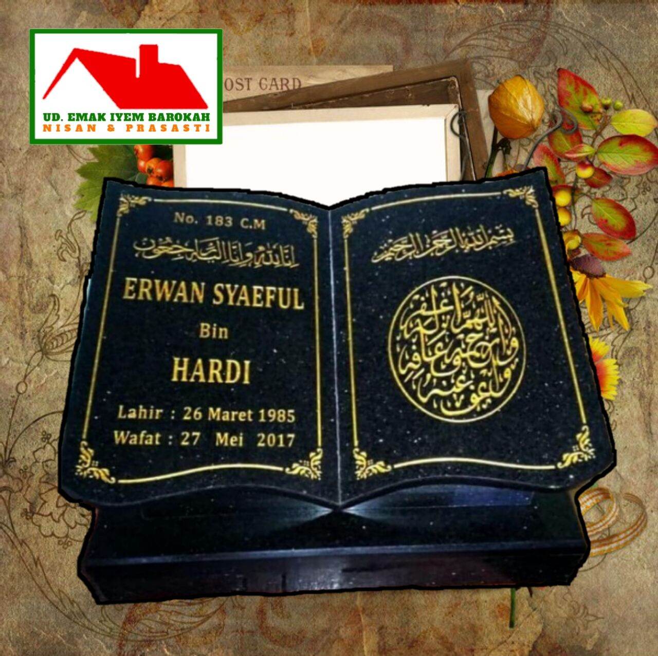 Batu Nisan Buku Full Marmer 30x40 Lazada Indonesia 0766