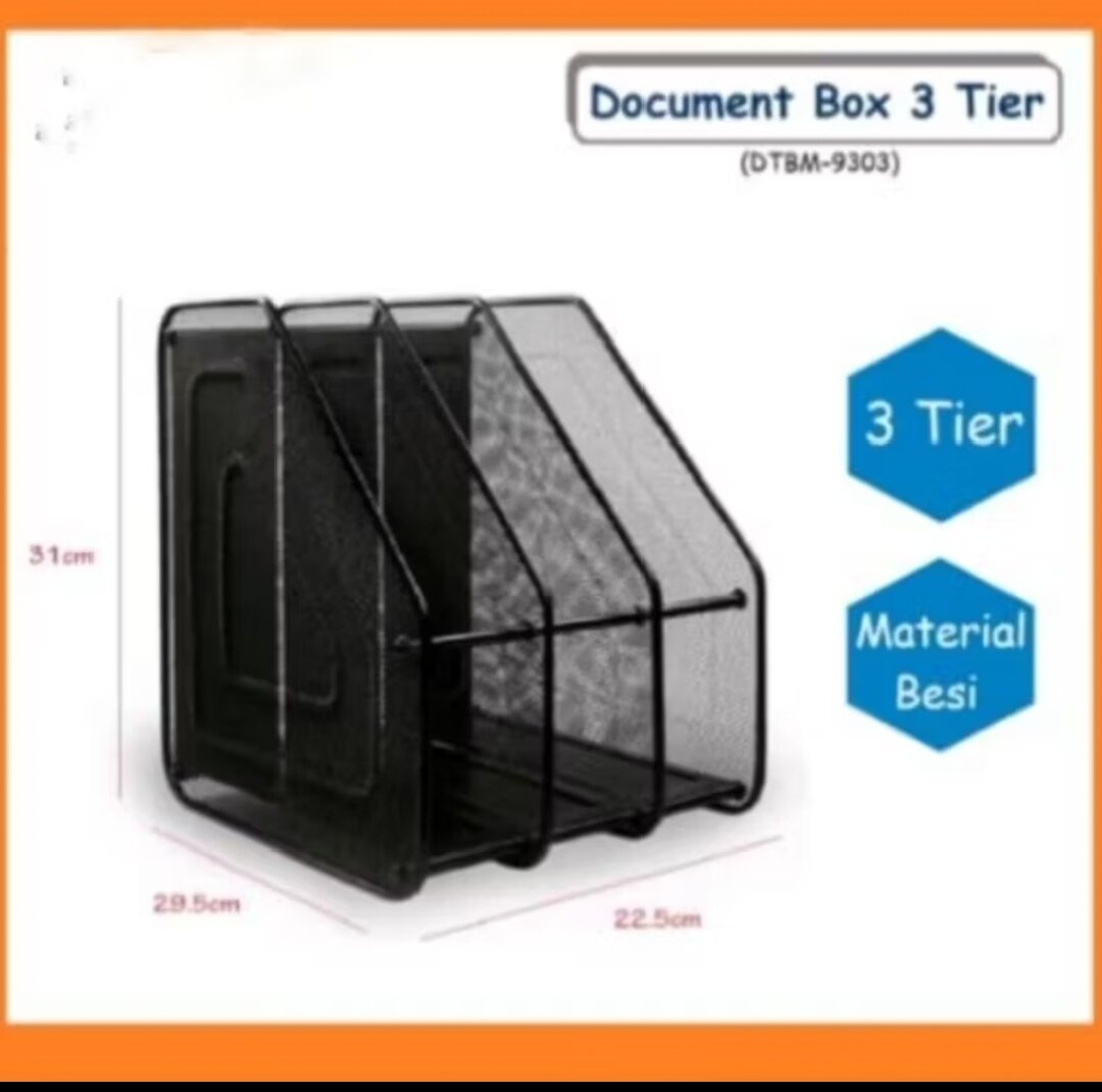 Box File Rangka BOX FILE BESI/DOCUMENT TRAY/RAK DOKUMEN MAJALAH BESI COMBO | Lazada ...