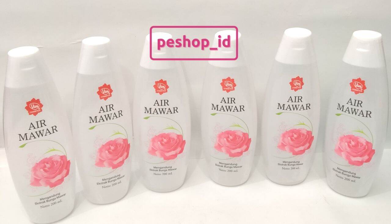 Paket Air Mawar Viva 200ml Jumbo Isi 6 pcs