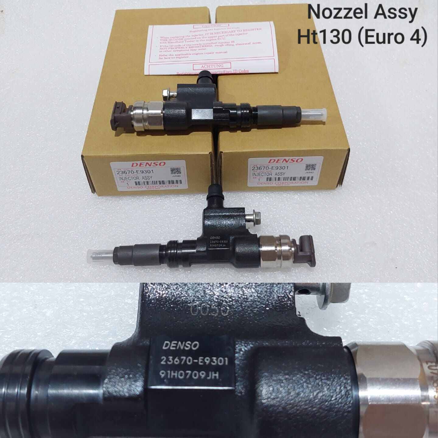 Nozzle nozzle Assy injectors injection Hino Dutro HT 130 euro 4 original Denso 23670-e9301 Harga 7,500,000 rupiah*Gratis Ongkir