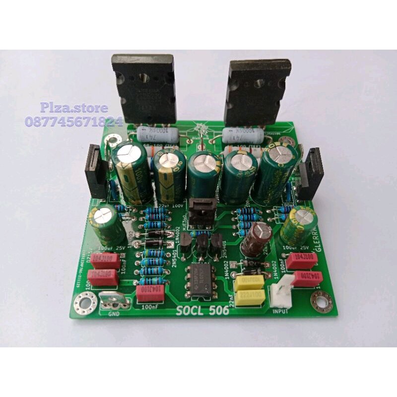 KIT DRIVER POWER AMPLIFIER SOCL 506 TEF DOUBLE LAYER HIGHGRADE UNTUK