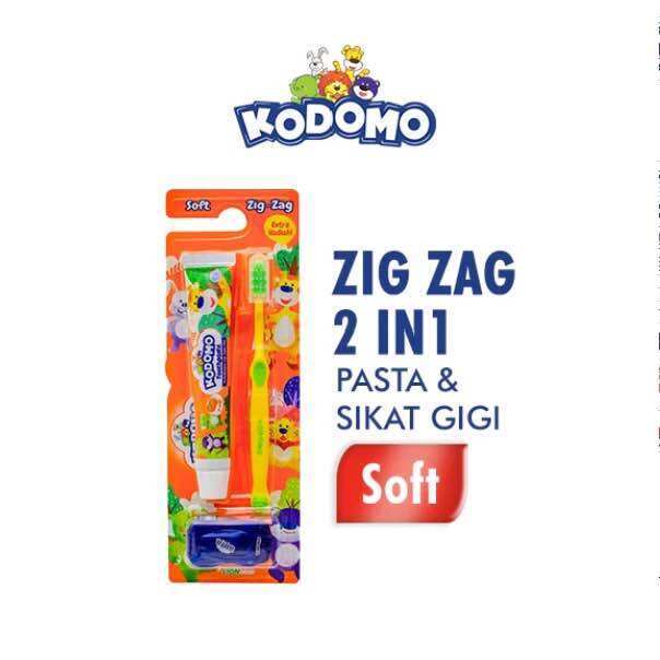 Paket sikat gigi dan pasta gigi kodomo anak (free hadiah)
