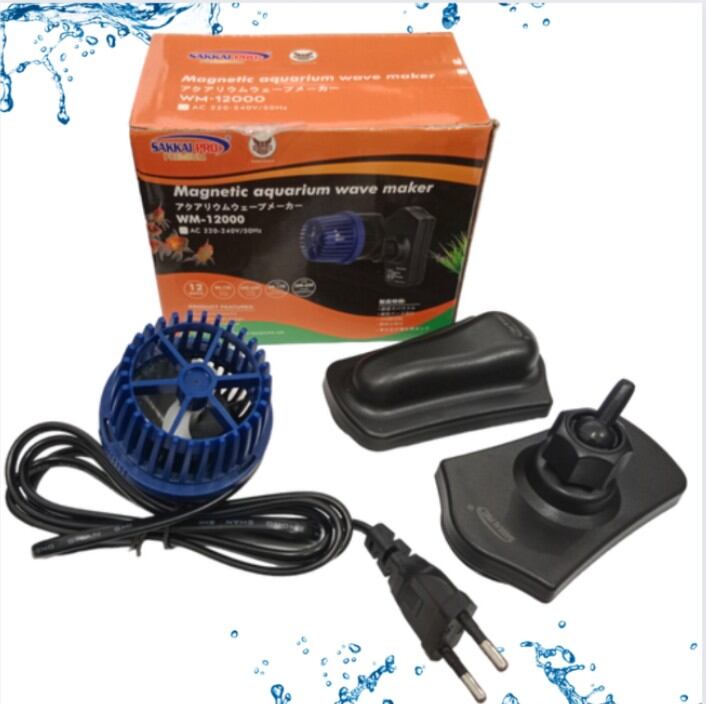 SAKKAI PRO WM 12000 MAGNETIC AQUARIUM WAVE MAKER ARUS OMBAK