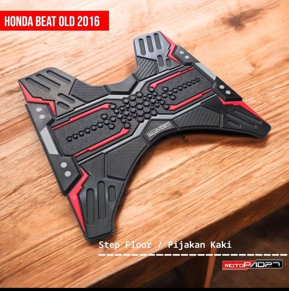 Motopad27 Motorcycle Carpet Beat Old Beat Esp Beat Fi 2016 - 2019 Rubber Material Harga 55,000 rupiah*Gratis Ongkir