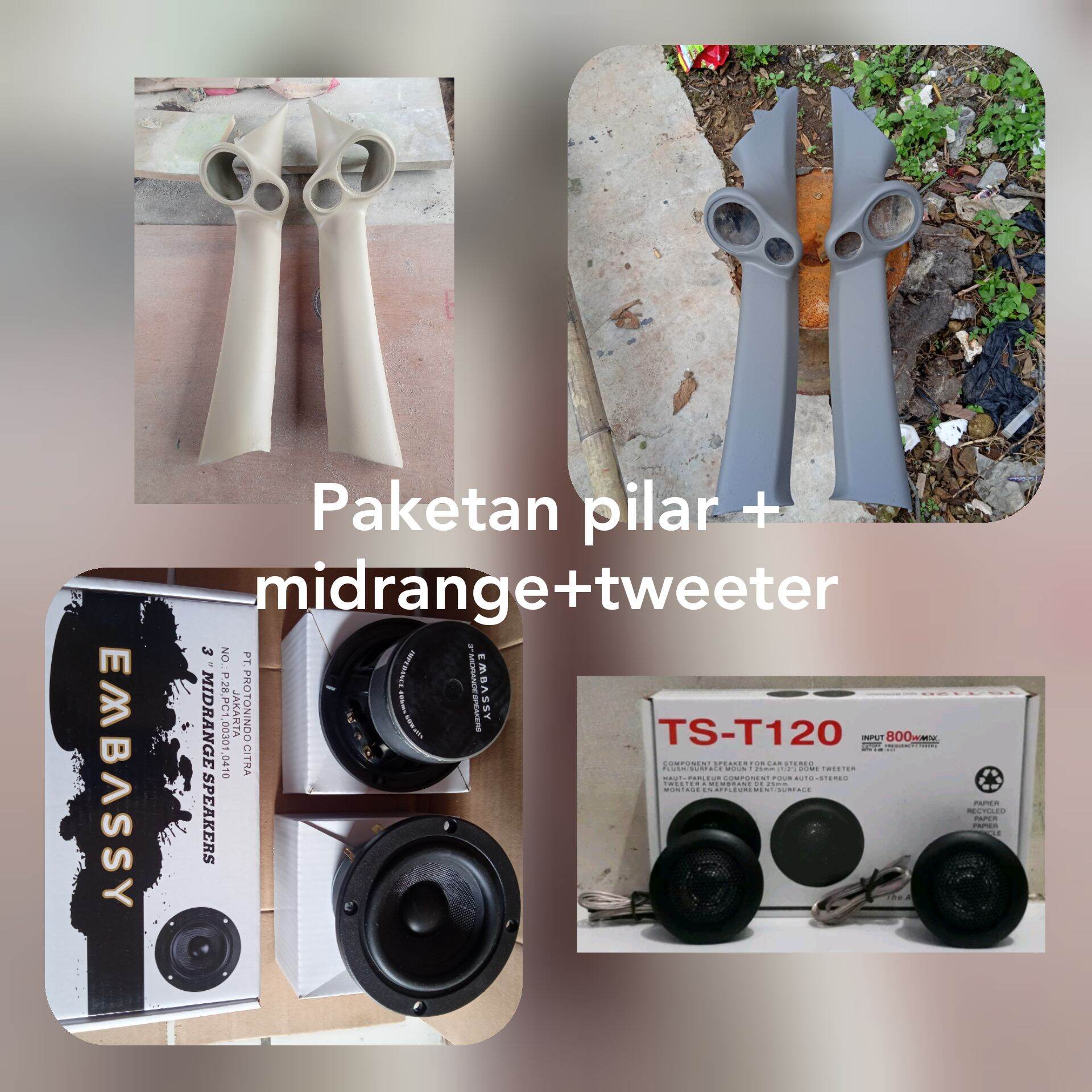 Full Set Pilar 3way Audio Mobil Harga 1,500,000 rupiah*Gratis Ongkir