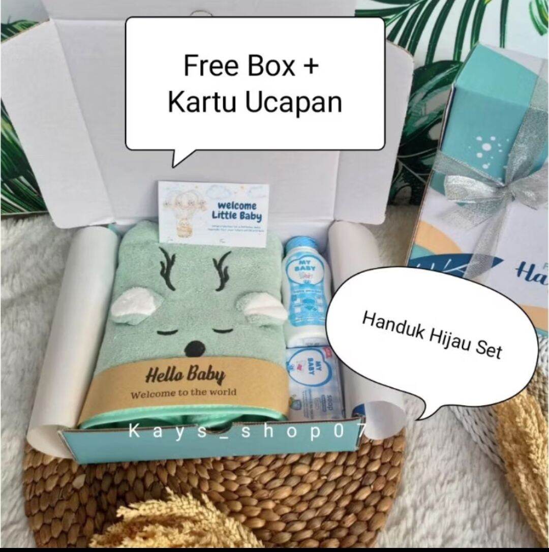 COD - Hampers Baby Kado bayi Hadiah bayi Newborn Hadiah lahiran kado lahiran Handuk set