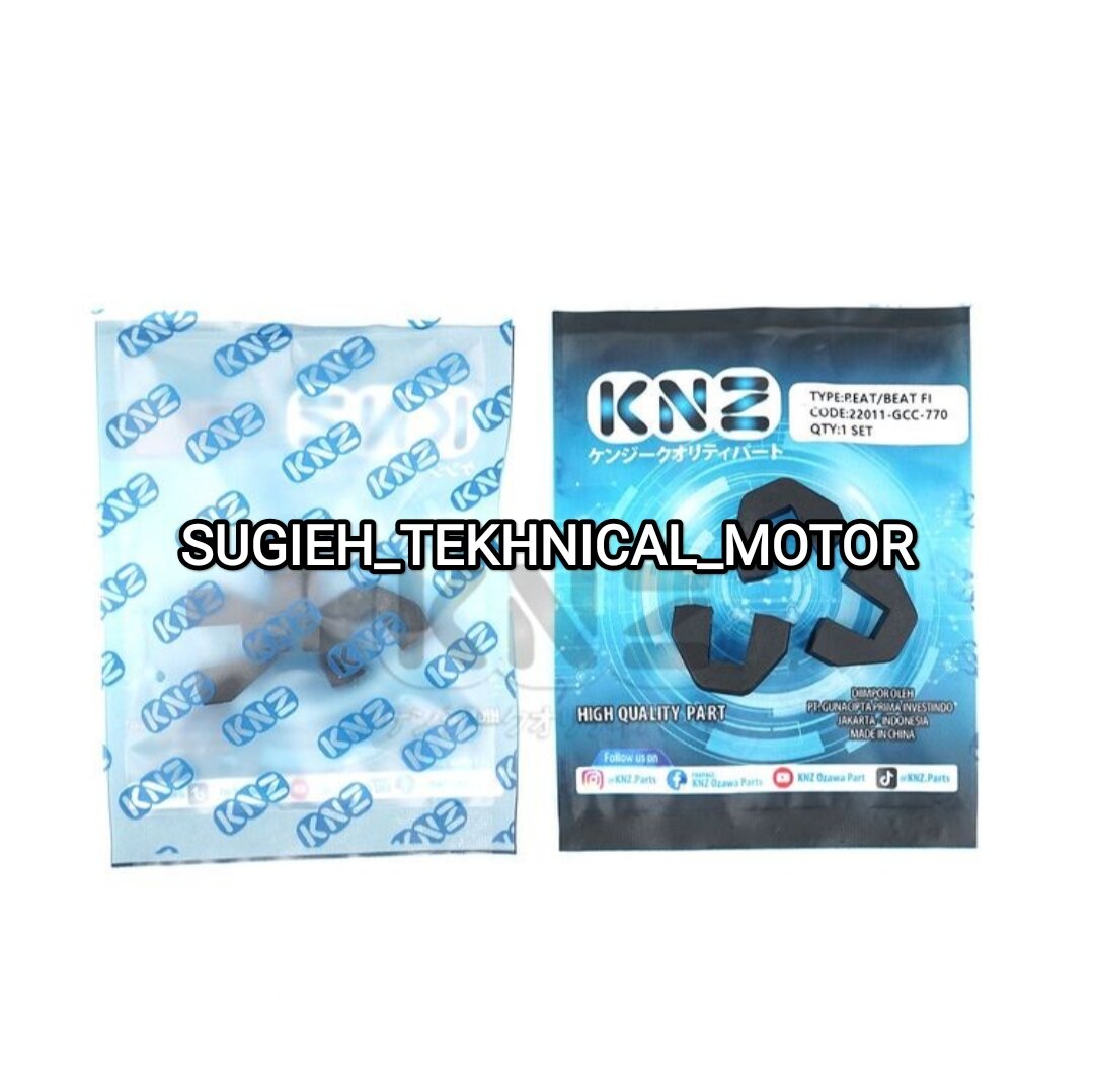 Slider/clips Rumah roller Honda Beat/beat FI/beat fi ESP/beat fi ESP New/beat pop/Beat Street/Vario/Vario 110 karbu/spacy/Genio/scopy Merk KNZ original Harga 7,000 rupiah*Gratis Ongkir