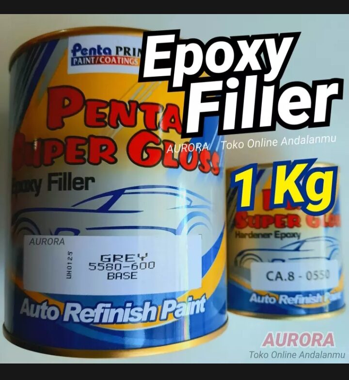 Epoxy Filler Penta Super Gloss Epoksi Cat Dasaran Abuabu Epoksi Efoksi