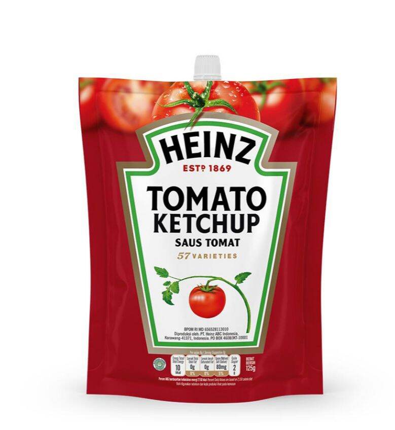 HEINZ Tomato Ketchup Pouch 125 g Lazada Indonesia