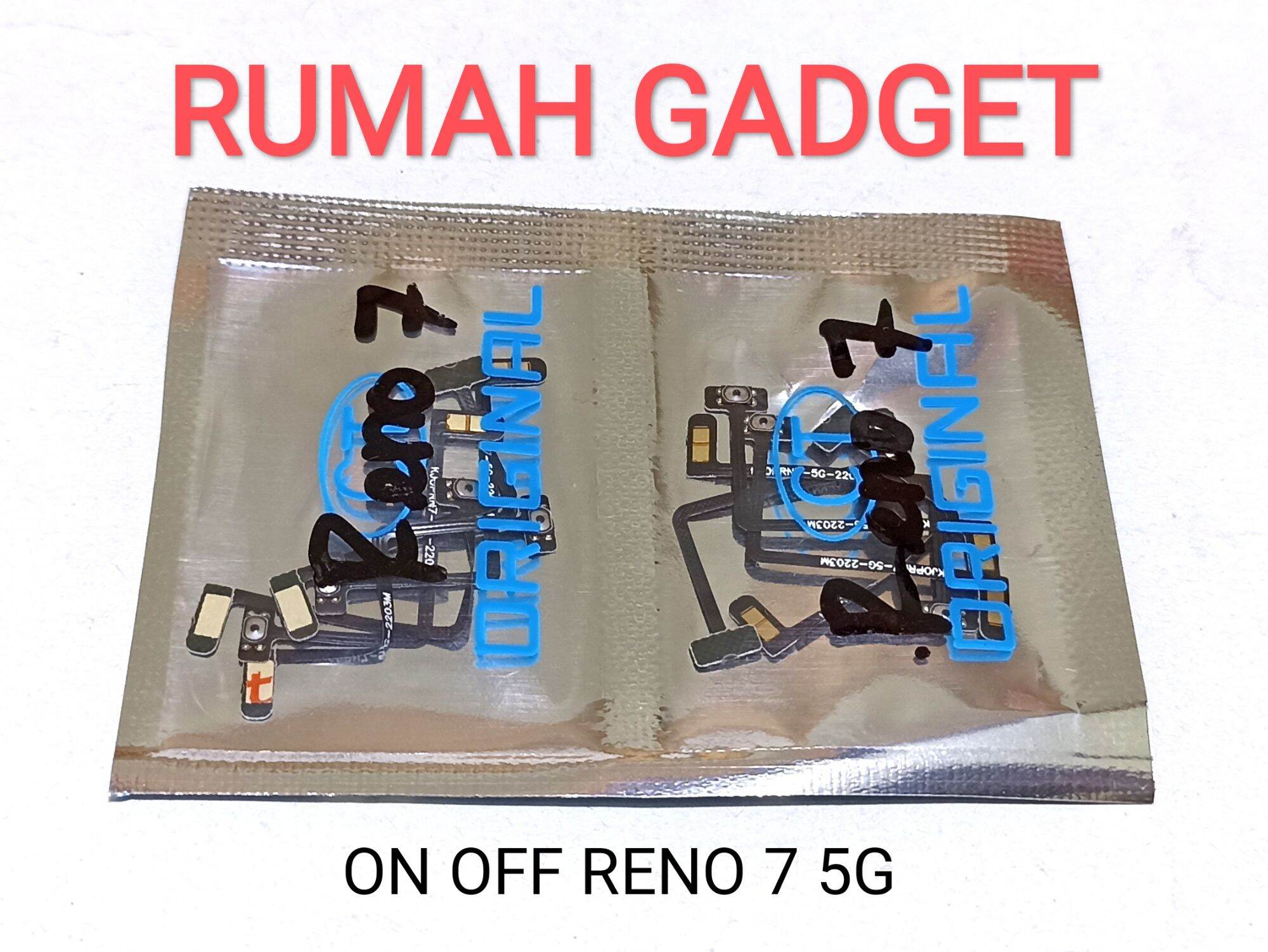FLEXIBLE TOMBOL ON OFF VOLUME RENO 7 5G Harga 6,000 rupiah*Gratis Ongkir
