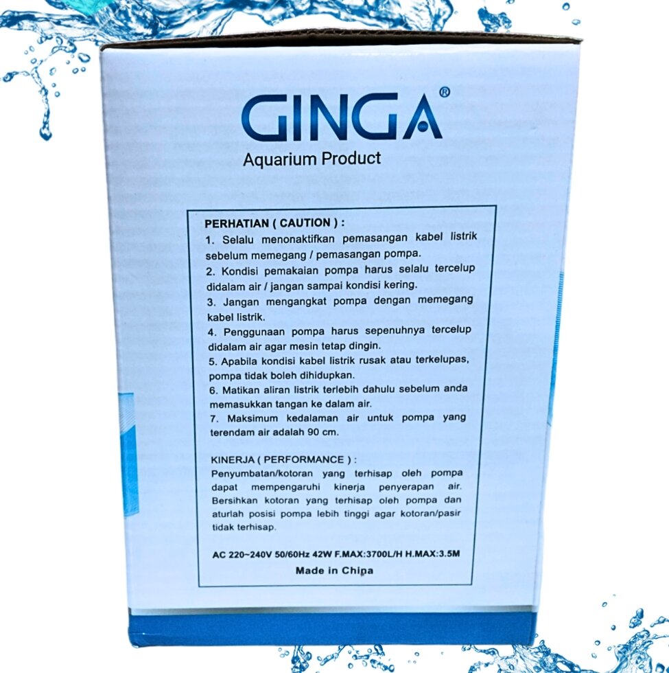GINGA GA PSP 2400 POMPA KOLAM AQUARIUM HIDROPONIK