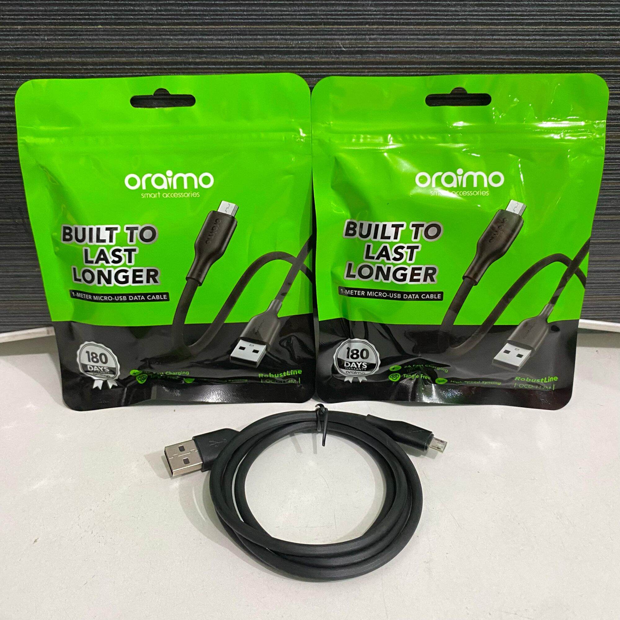 ORAIMO OCD-114M RobustLine Data Cable Micro Fast Charging 2A 100Cm Kabel  Data Mikro Oraimo Kabel Data Usb2 0-480Mbps Garansi Internasional Oraimo -  Lazada | Lazada Indonesia