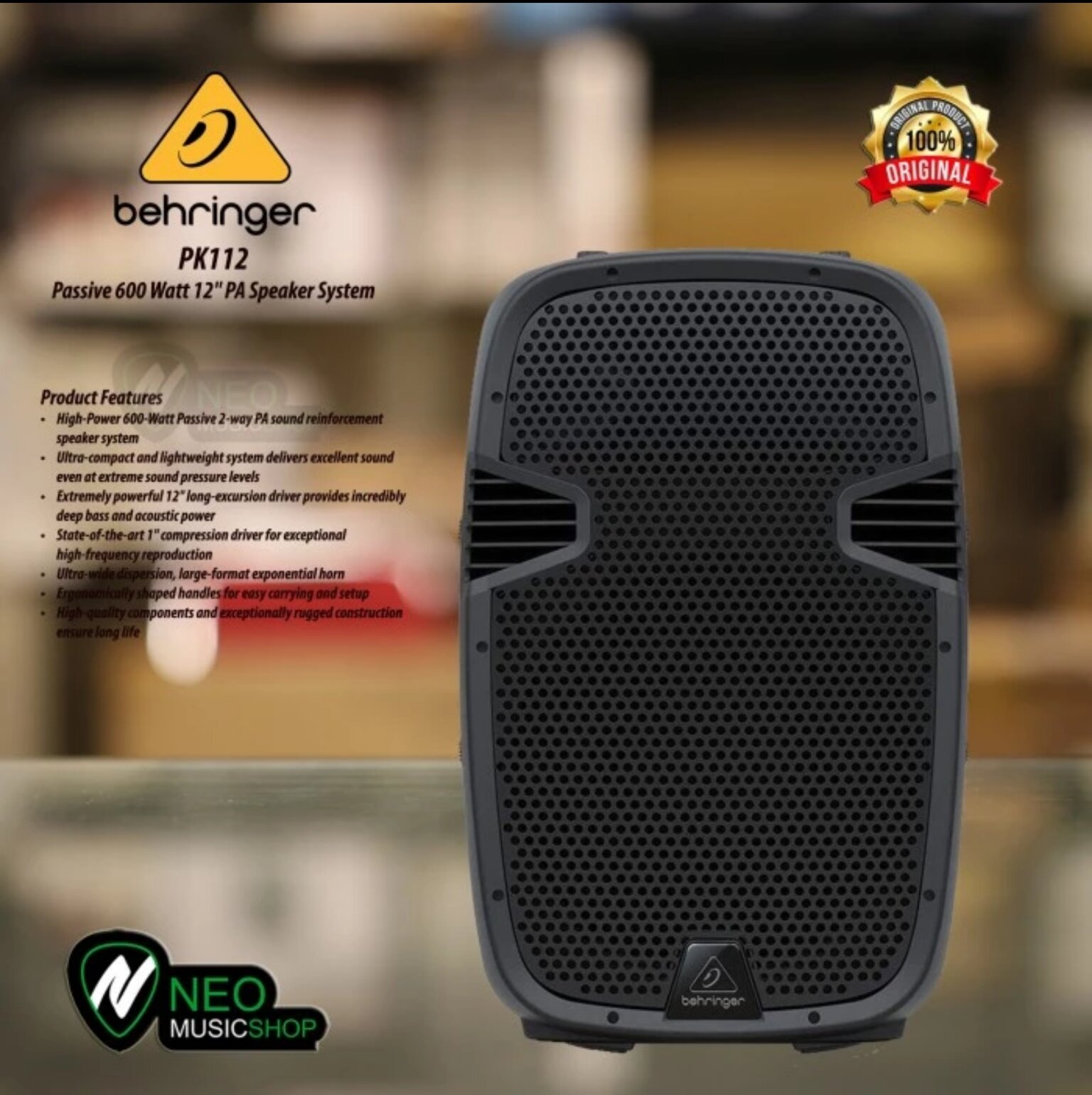 Behringer 600 best sale watt powered speaker