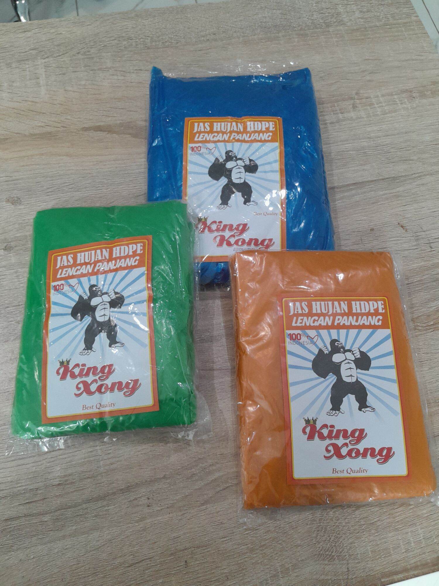 Jas Hujan Ponco Tebal Dan Kilat King Kong Jaket Hujan Murah King Kong Harga  4,500 Ringgit*Penghantaran Percuma