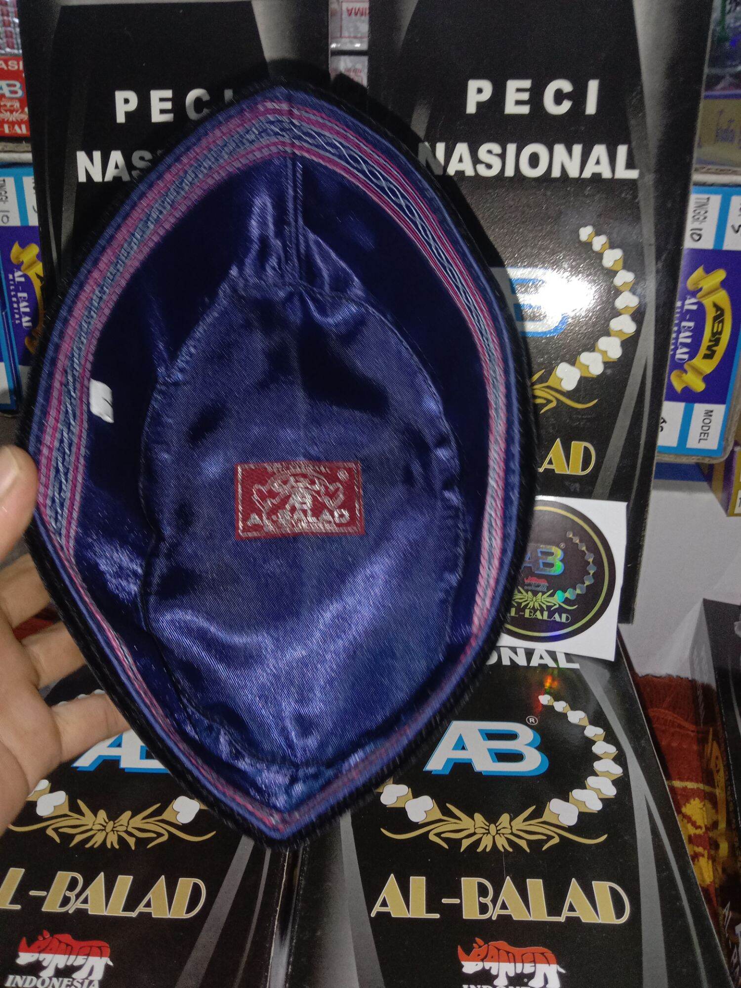 ✓peci kopiah Al balad badak super Tinggi 8 — 9