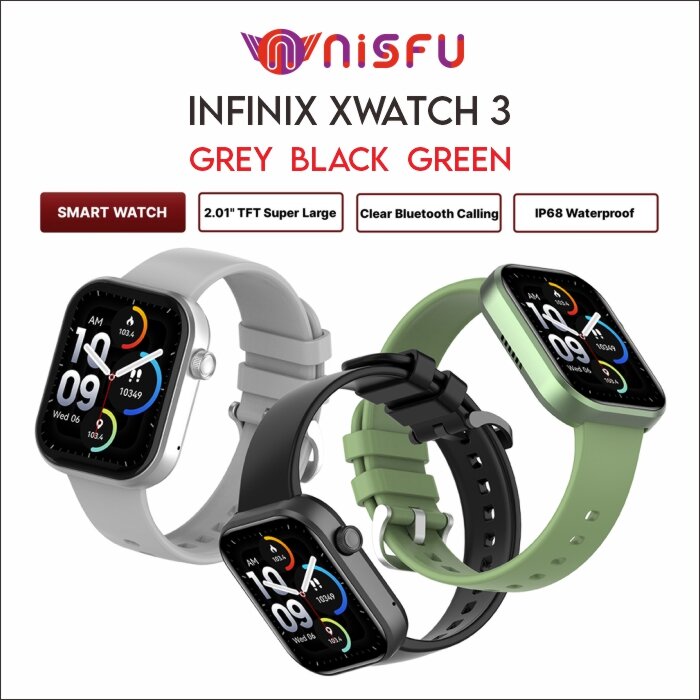 Infinix XWATCH H4 XW4L Inch TFT Large Screen Clear