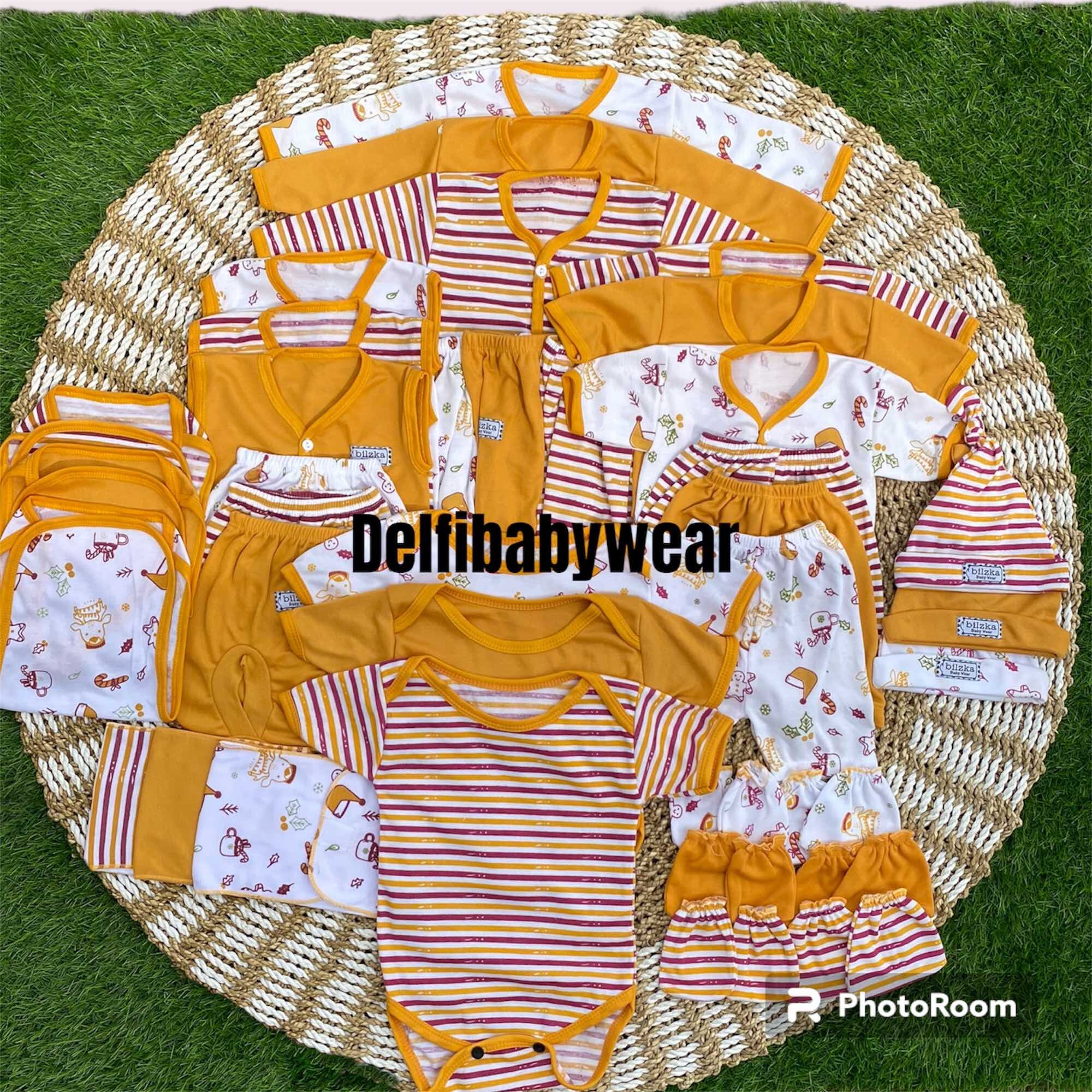 36 PCS Paket Lahiran Lengkap Bayi baru lahir Seri Kunyit
