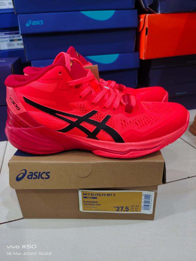 Sepatu voli clearance asics gel elite