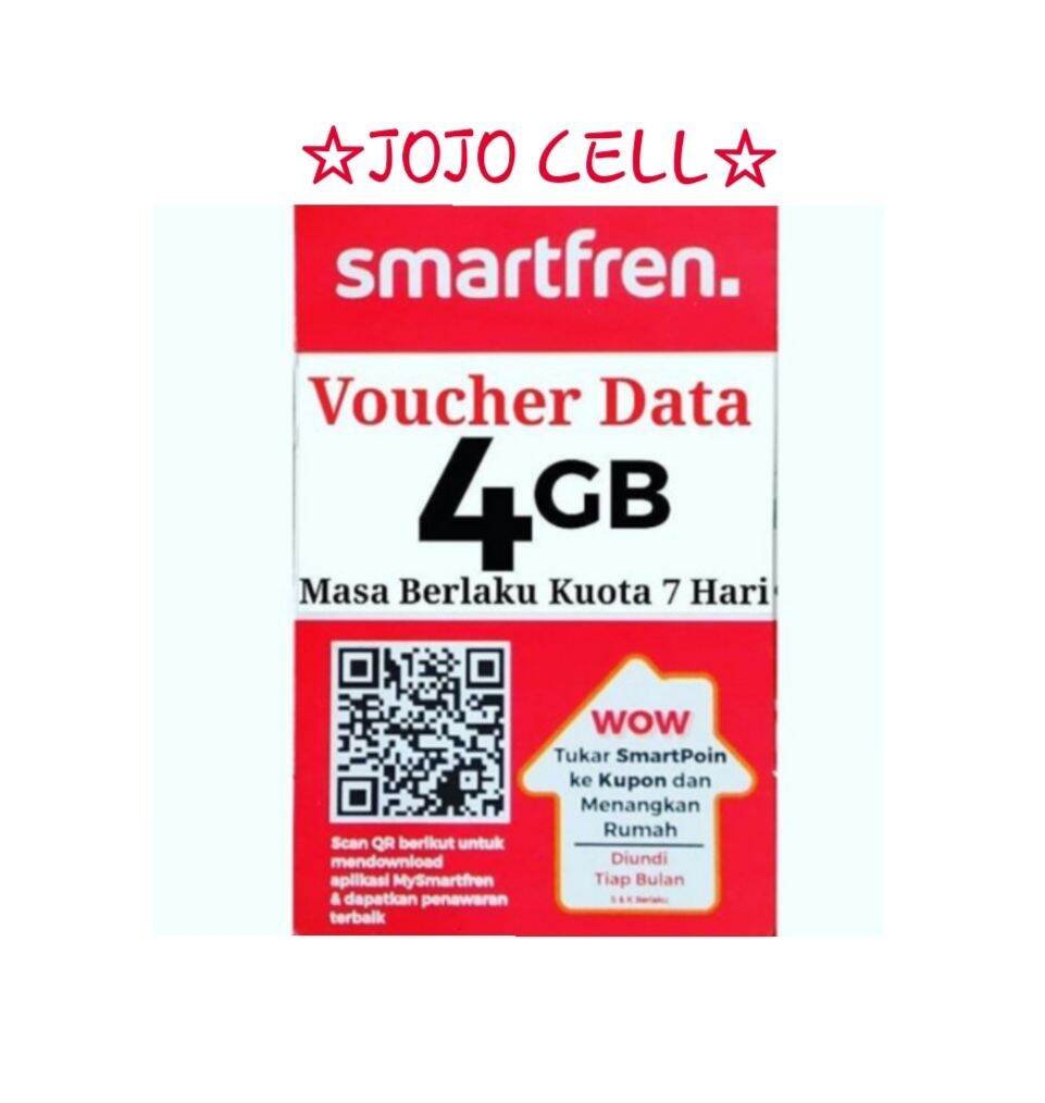 SMARTFREN 4GB Harga 18,550 rupiah*Gratis Ongkir