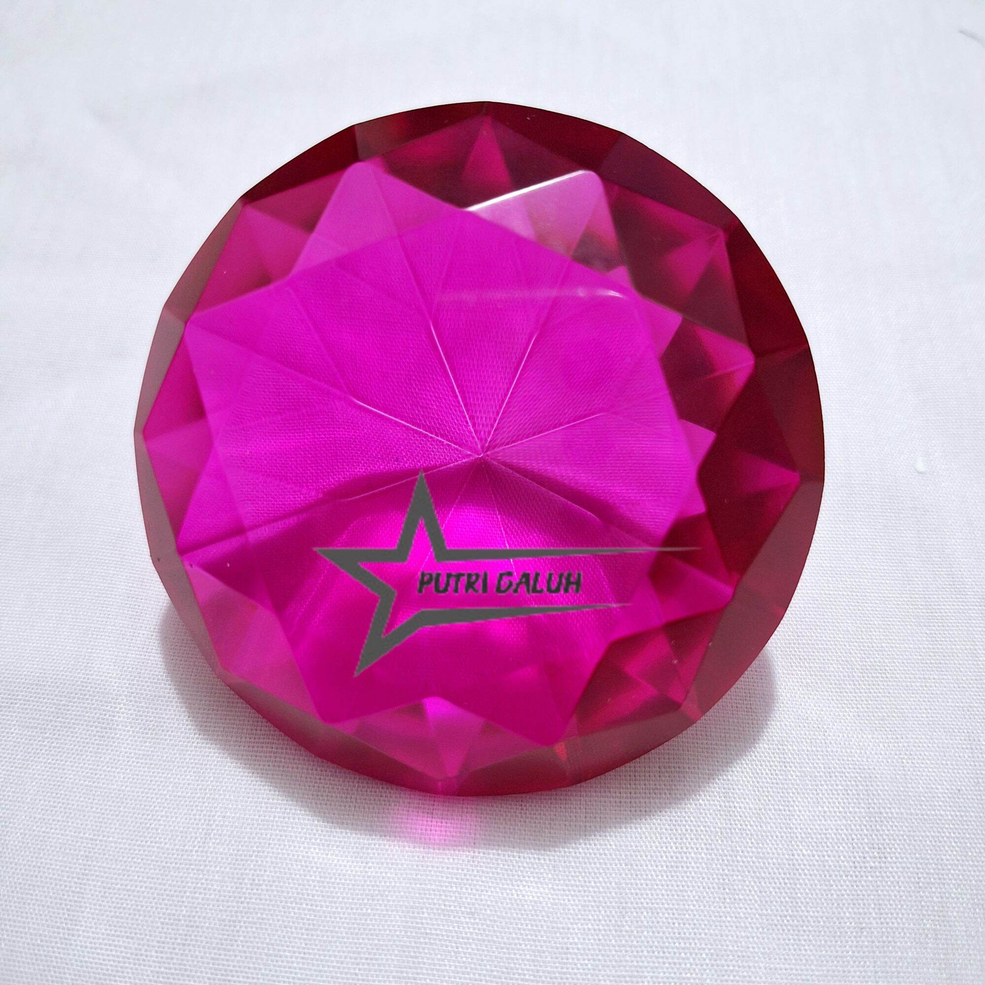 Batu Permata Diamon CUBIC ZIRCONIA AMATIC JUMBO Ukuran 8x8x5 Cm ...