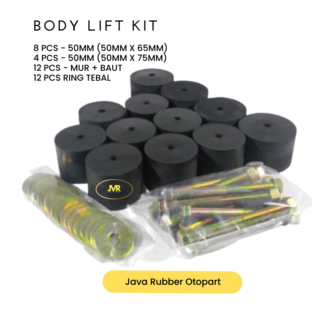 Karet Body Lift Kit 50mm Toyota Hilux, Vigo Dcab 4x4/ Paket Body Lift Kit plus baut set 12pcs Harga 650,000 rupiah*Gratis Ongkir