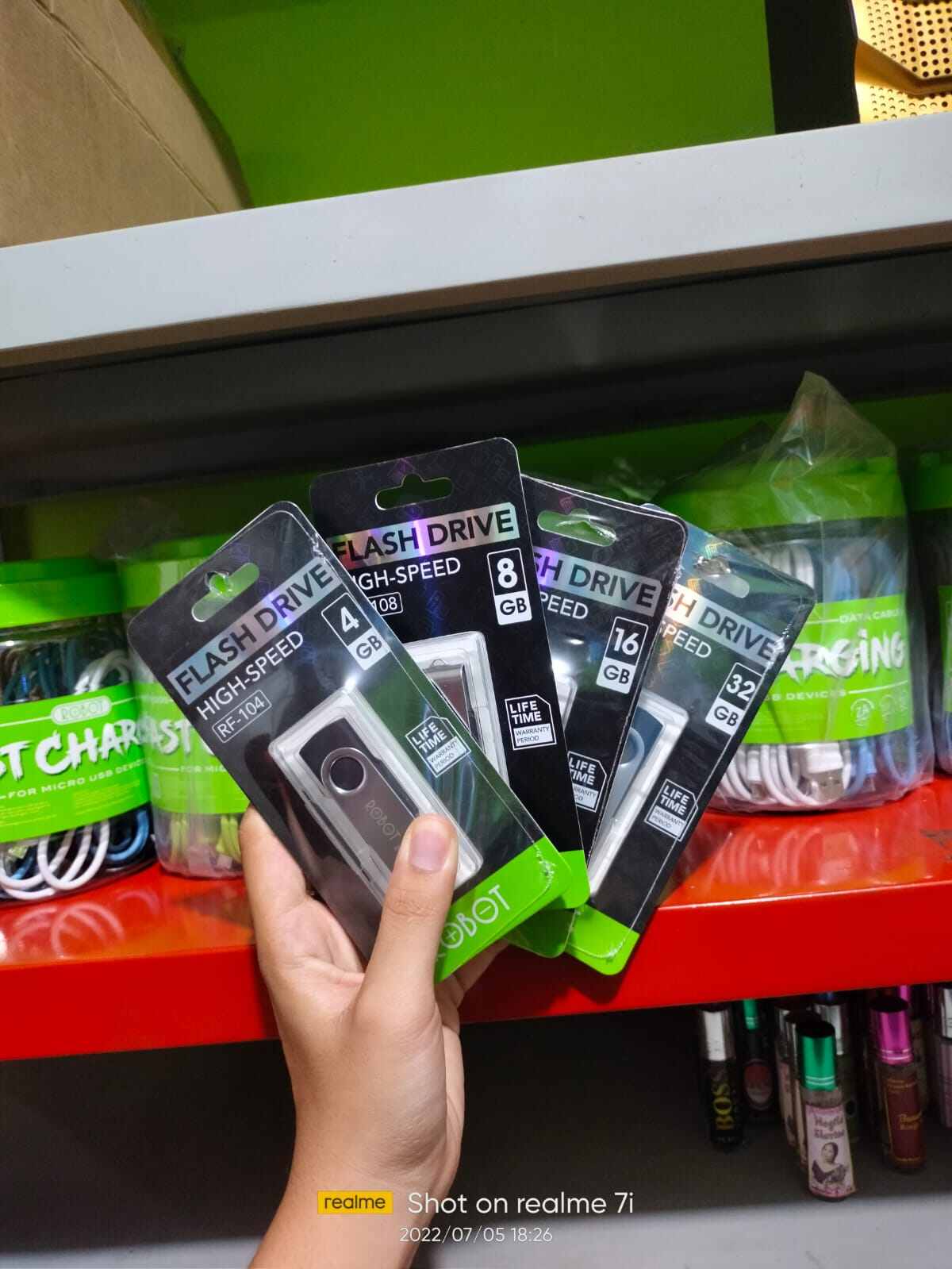 Robot flashdisk 4GB/8GB/16GB/32GB flashdrive USB drive original - Merek robot Harga 52,571 rupiah*Gratis Ongkir