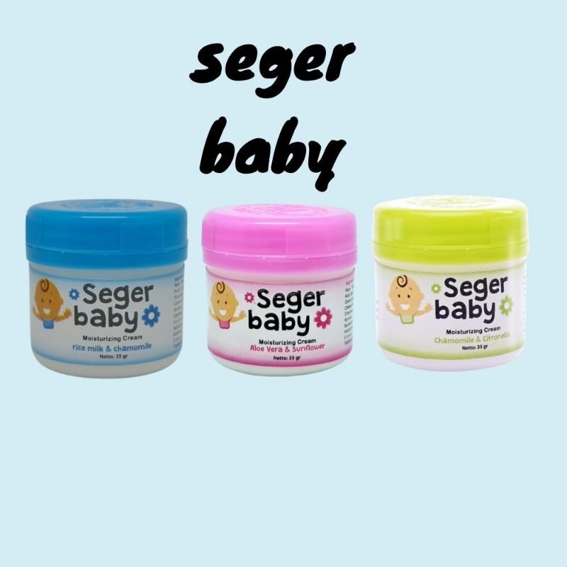 Seger baby cream - krim pelembab bayi - cocok untuk perawatan kulit bayi.
