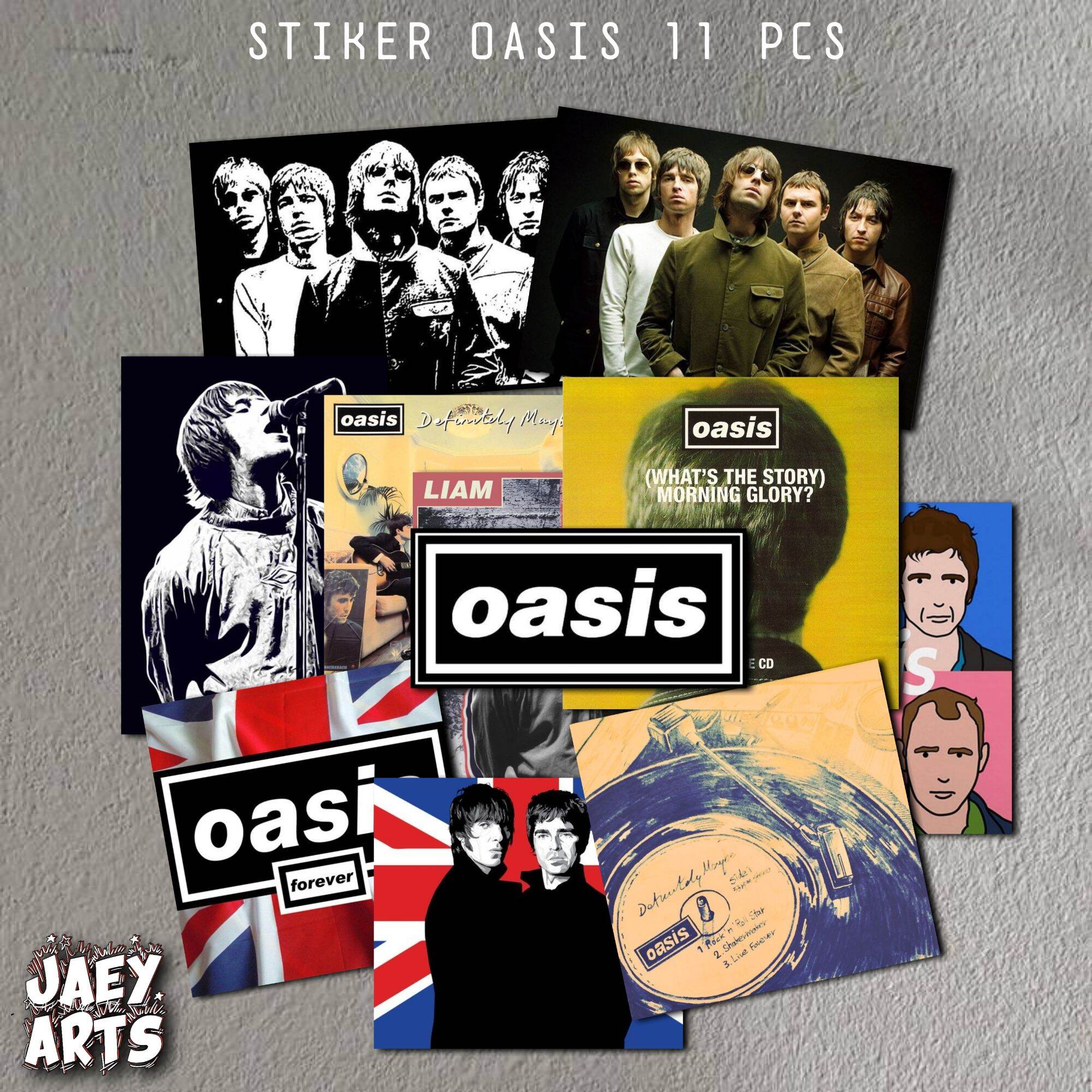 STIKER BAND OASIS STIKER OASIS 11 PCS
