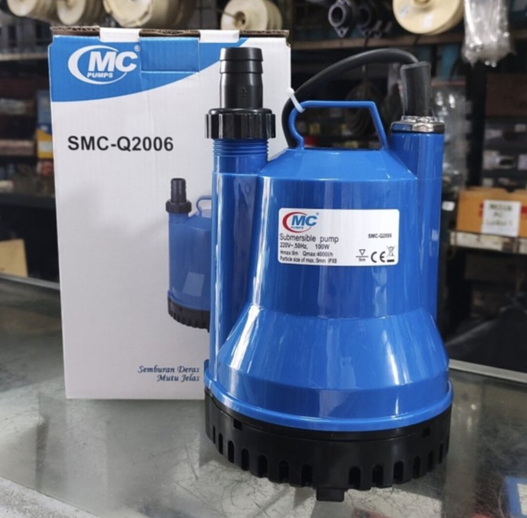 Pompa Celup Kolam Ikan MC PUMP 100Watt Pompa air kolam ikan | Lazada