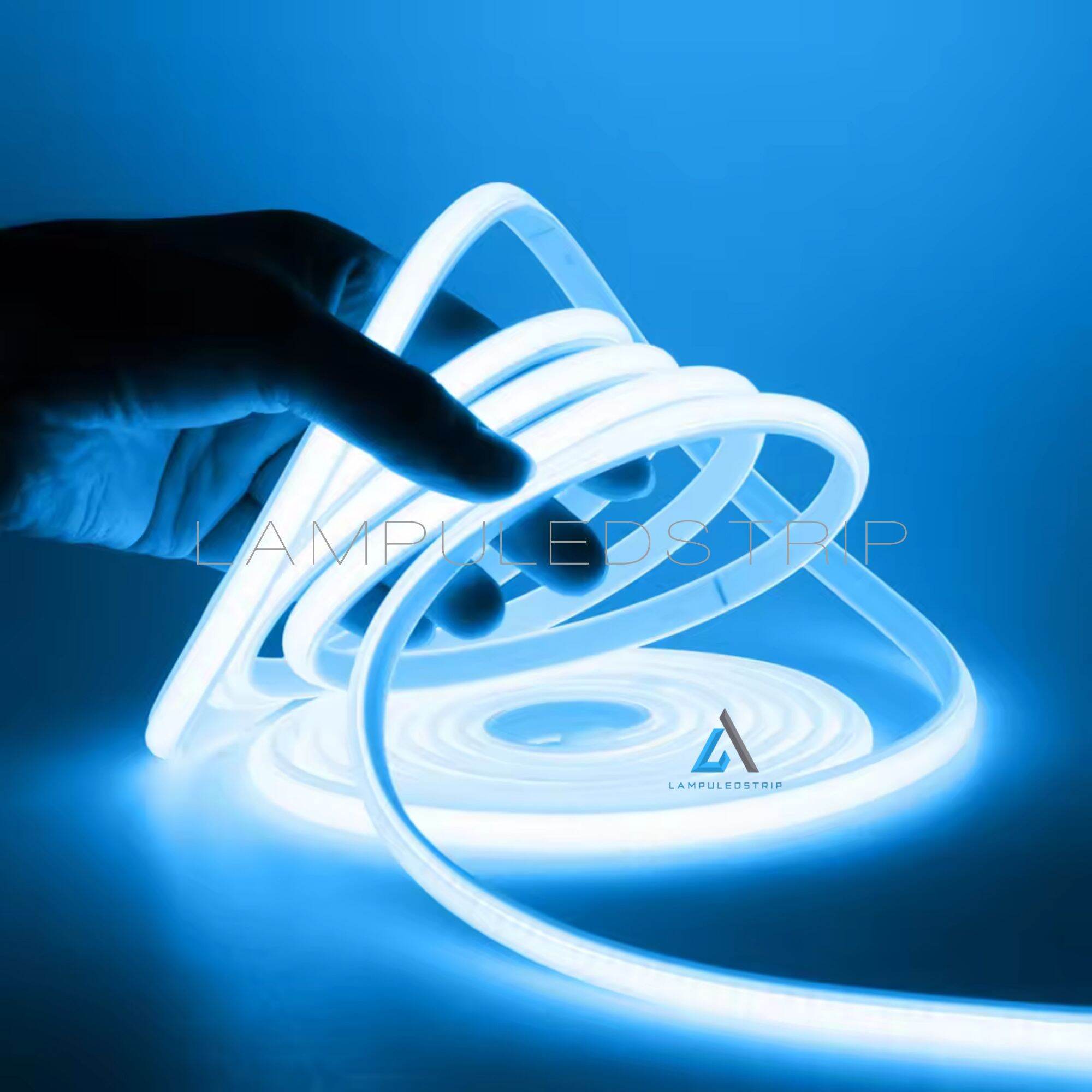 NEON FLEX BLUE ICE 1-10M LAMPU LED DETAK JANTUNG 220V LAMPU TIDUR AESTHETIC
