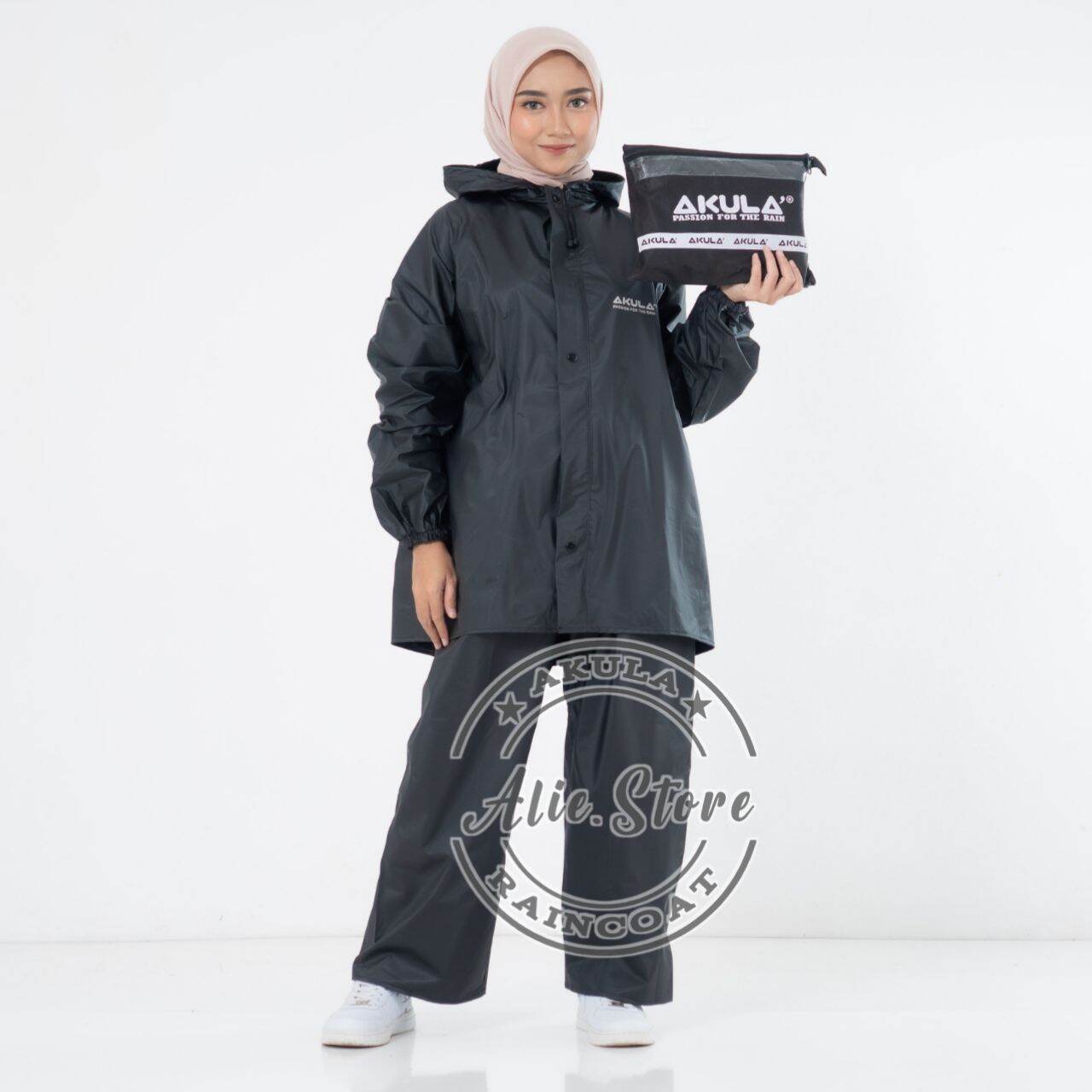 Jas Hujan Setelan Dewasa Pria Wanita Terbaik Elastis Kuat Anti Rembes. 