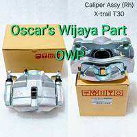 CALIPER ASSY RH /KALIPER REM CAKRAM + PISTON KANAN SINGEL PISTON MOBIL NISSAN X-TRAIL T30 ORIGINAL