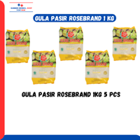 [PAKET HEMAT ISI 5] Gula Pasir RoseBrand 1 Kg PROMO MURAH/RoseBrand Gula Pasir 1 Kg PROMO MURAH
