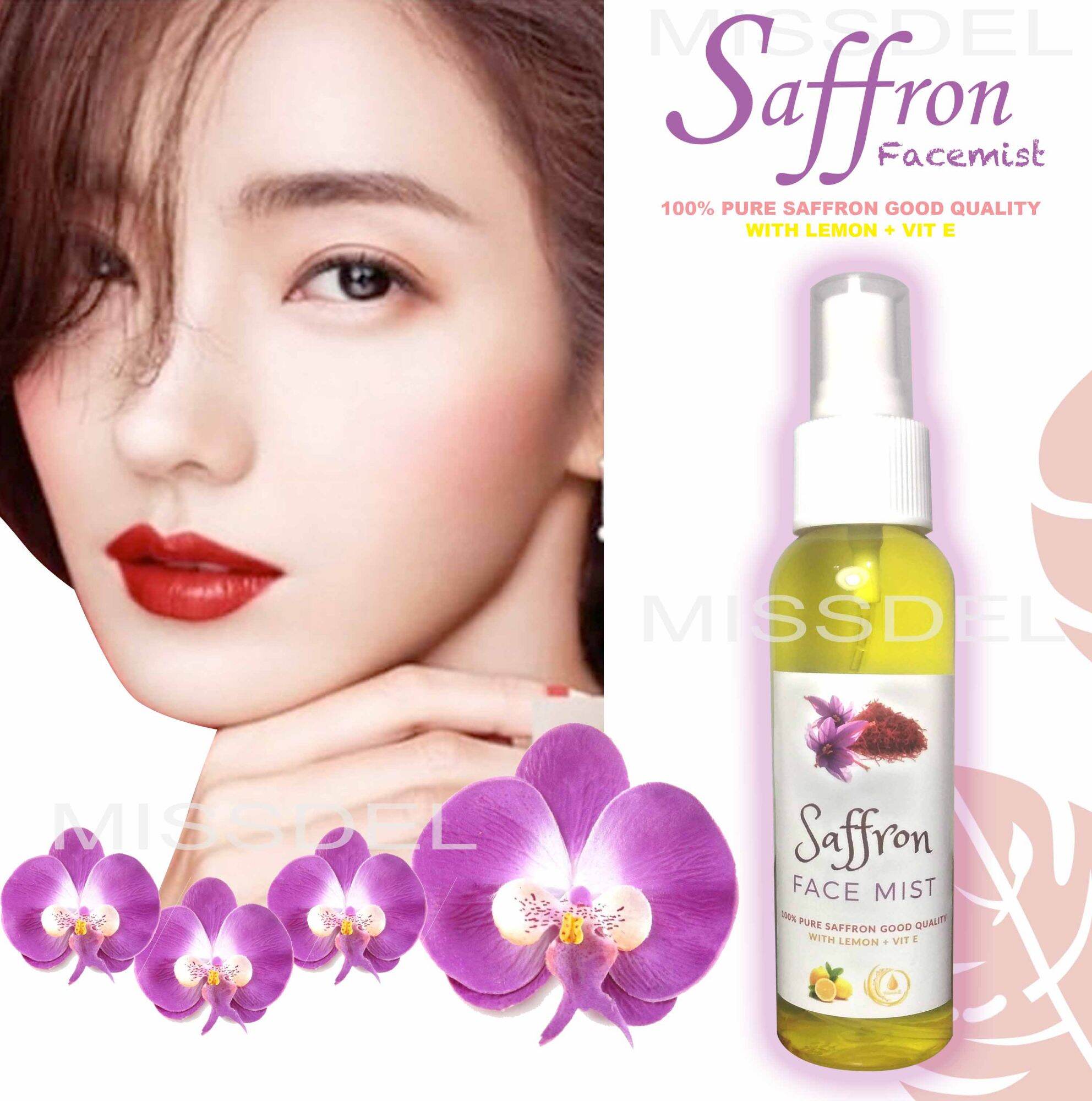 Facemist Saffron dengan Zam Zam 100 ML ORIGINAL Face Mist Safron Spray