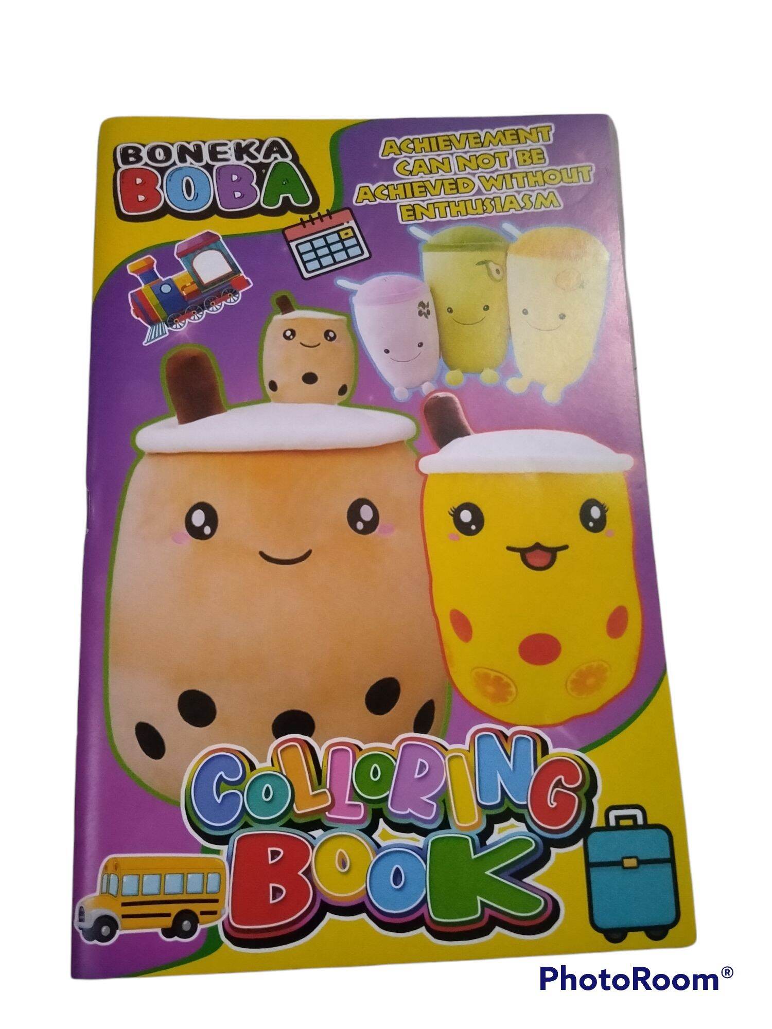 MEWARNAI GAMBAR BOBA 2PCS MURAH // GAMBAR LUCU BISA COD | Lazada Indonesia