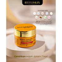 Krim Malam / Night Cream Retinol Glow Up Whitening & Anti Aging Original Refliskin