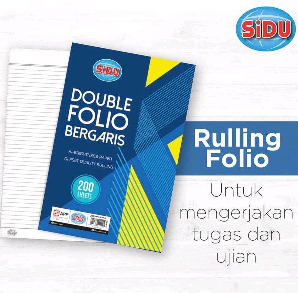 Kertas Double Folio Bergaris Sinar Dunia Isi 200 Lembar | Lazada Indonesia